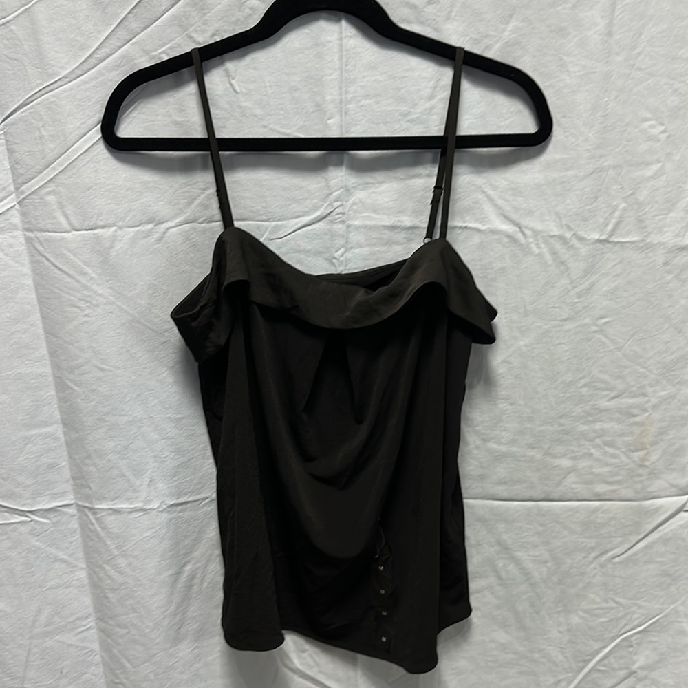 Banana Republic black tank top blouse, size M, never worn, new with tags